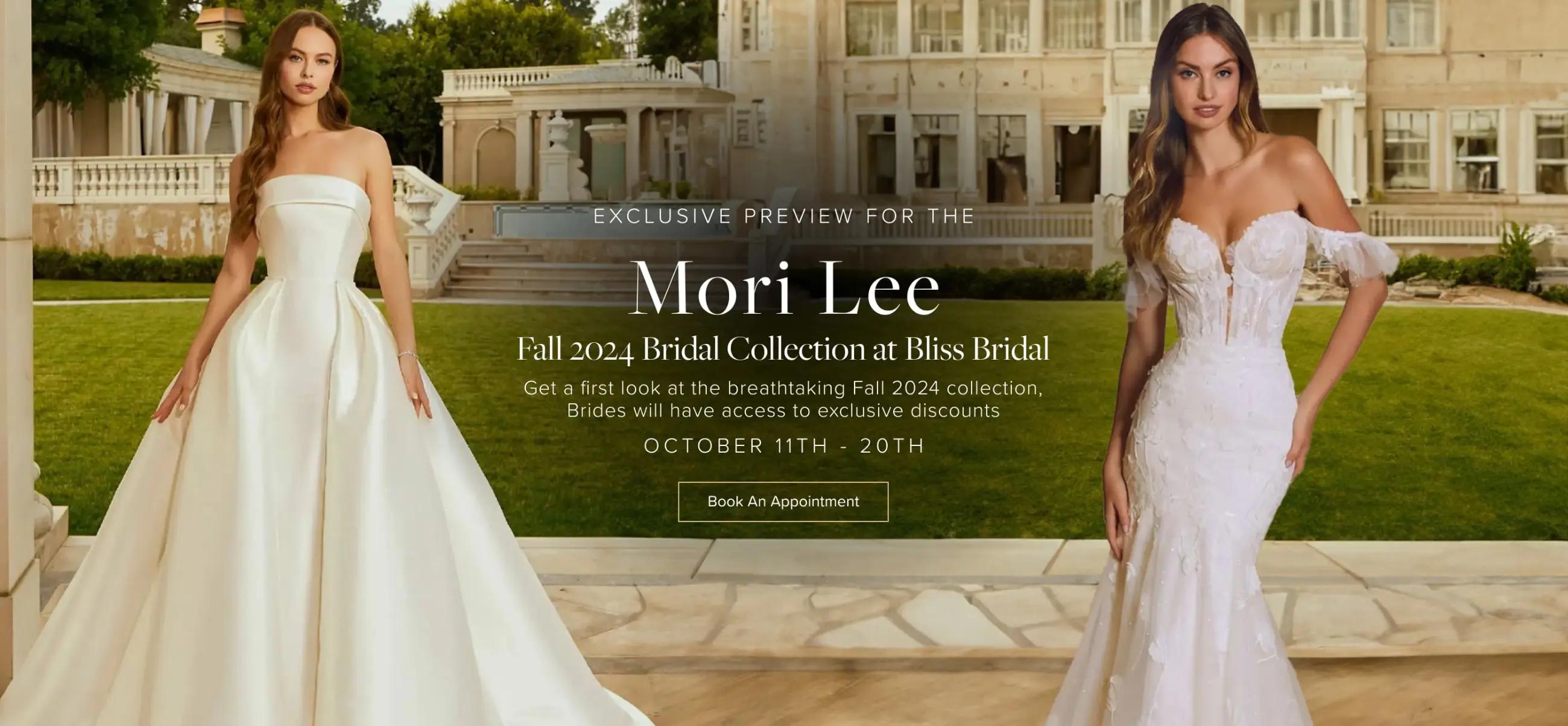 Mori Lee Fall 2024 Bridal Collection at Bliss Bridal