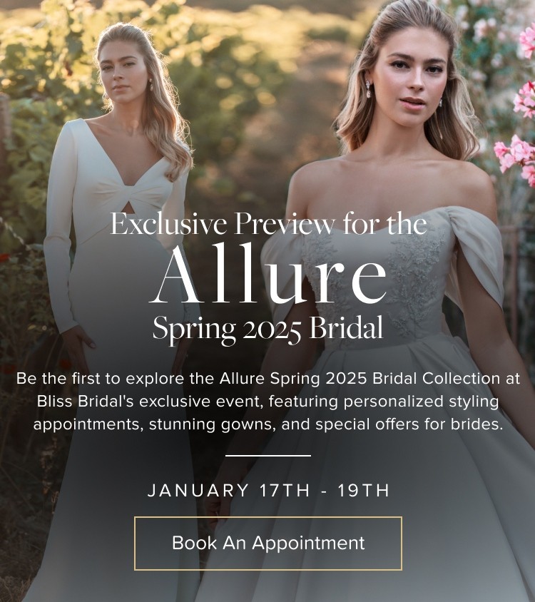 Allure Spring 2025 Bridal Trunk Show January 17-19